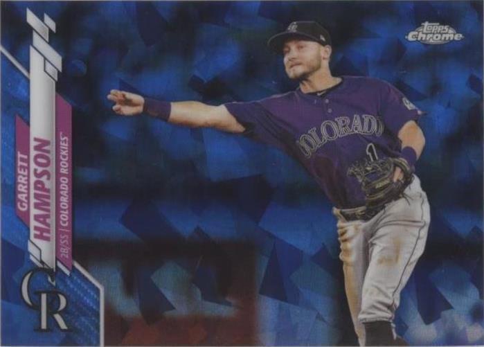 2020 Topps Chrome Sapphire Edition - Garrett Hampson #466