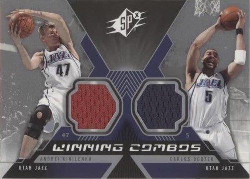 2005-06 SPx - Carlos Boozer/Andrei Kirilenko #WC-KB