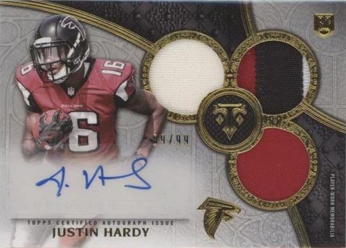 2015 Topps Triple Threads Justin Hardy #143