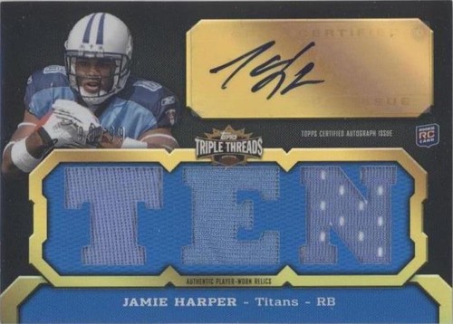 2011 Topps Triple Threads Jamie Harper #127