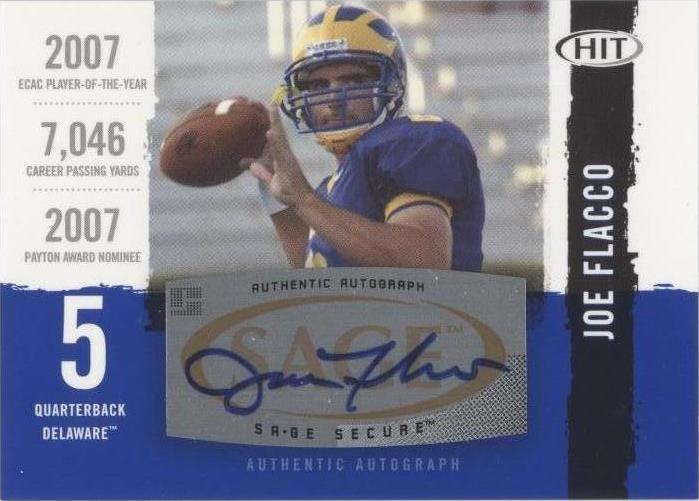 2008 SAGE Hit Joe Flacco #A5