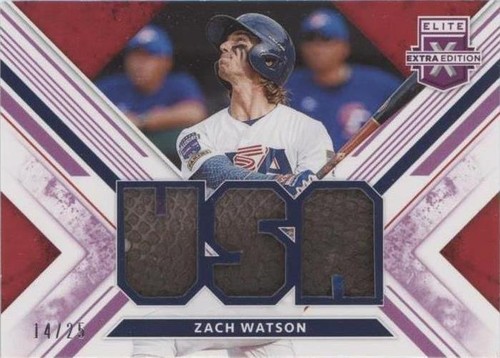 2019 Panini Elite Extra Edition - Zach Watson #USA-ZW