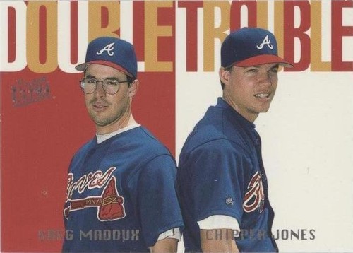 1997 Fleer Ultra - Chipper Jones Greg Maddux #11