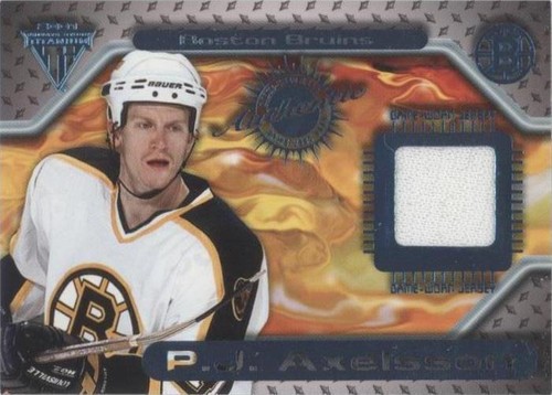 2000-01 Pacific Private Stock Titanium - P.J. Axelsson #55