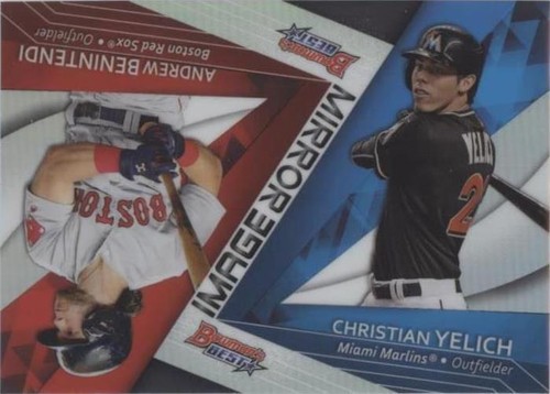 2017 Bowman's Best - Andrew Benintendi Christian Yelich #MI-3