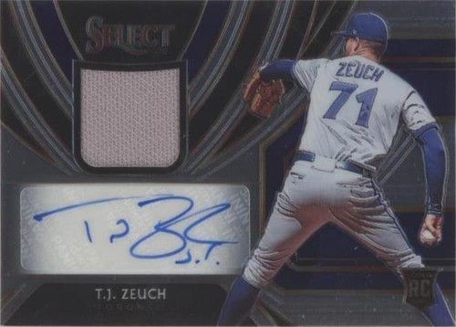 2020 Panini Select - T.J. Zeuch #RJA-TZ