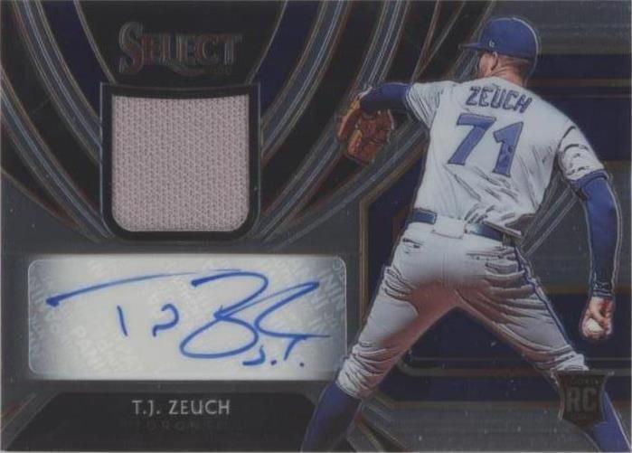 2020 Panini Select - T.J. Zeuch #RJA-TZ