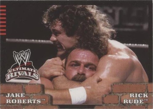 2008 Topps WWE Ultimate Rivals - Jake "The Snake" Roberts Rick Rude #81