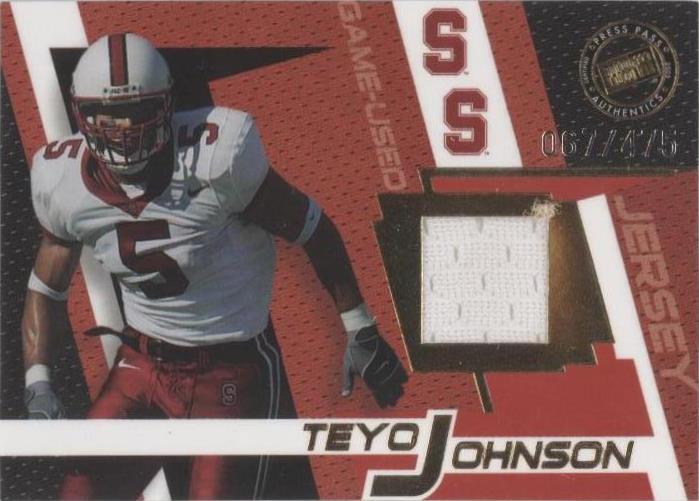2003 Press Pass Teyo Johnson #JC/TJ