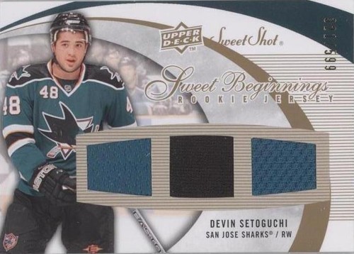 2007-08 Upper Deck Sweet Shot - Devin Setoguchi #156