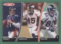 2007 Topps Total Brandon Marshall Daniel Graham Patrick Ramsey #379