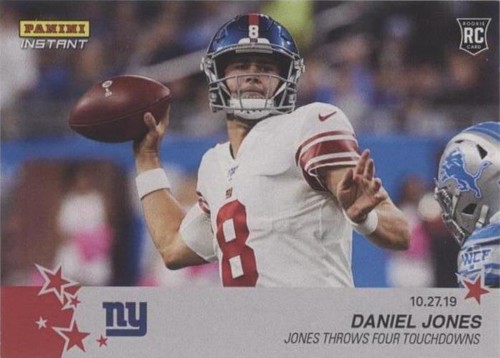2019 Panini National Treasures - Rookie NFL Gear RPA Daniel Jones