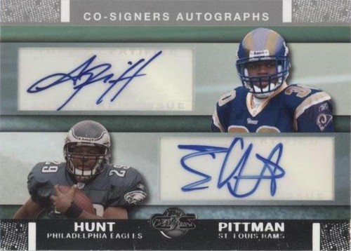 2007 Topps Co-Signers Antonio Pittman Tony Hunt #CSA-PH