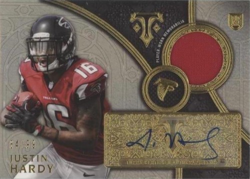 2015 Topps Triple Threads Justin Hardy #TTRAR-JH