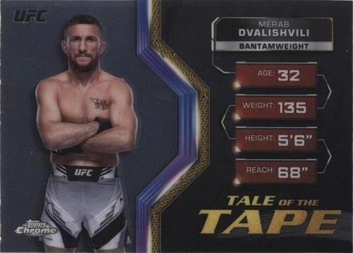 2024 Topps Chrome UFC - Merab Dvalishvili #TFT-4
