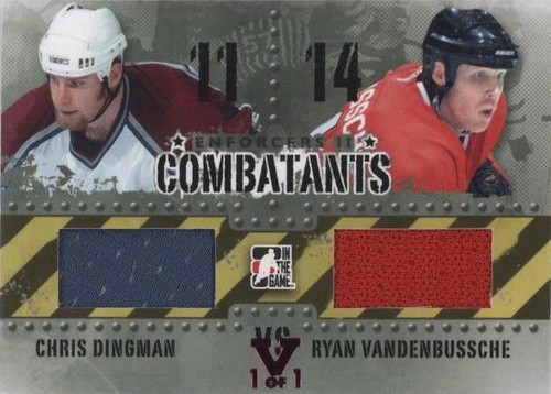 2013-14 In the Game Enforcers II - Chris Dingman Ryan Vandenbussche #C-07