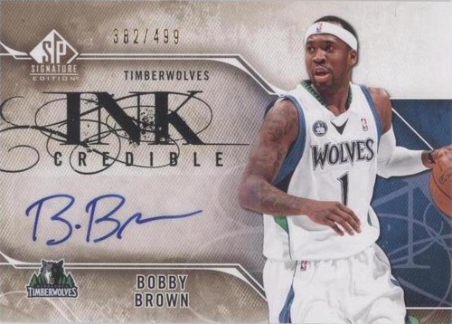 2009-10 SP Signature Edition - Bobby Brown #I-BB