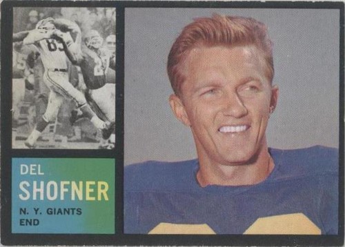 1962 Topps Del Shofner #106