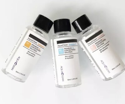 3pcs Aqua Hydra Peeling Solution  3x50ml Hydra Dermabrasion Facial 24 Treatments