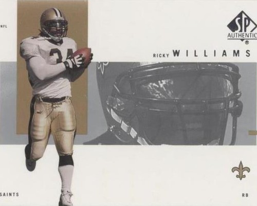 2001 SP Authentic Ricky Williams #56