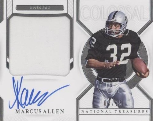 2020 Panini National Treasures Marcus Allen #CS-MA