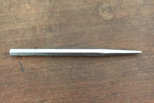Single 6” Silver Colored Punch