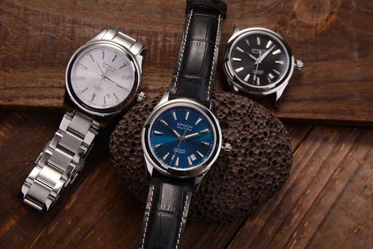 Pre-owned Epoch Men Automatic Watch Luxury Mechanical Wristwatch Luminous 10atm St2130