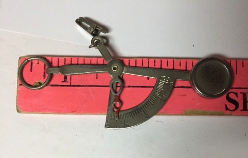 Antique Silver Hanging Postal Letter Scale