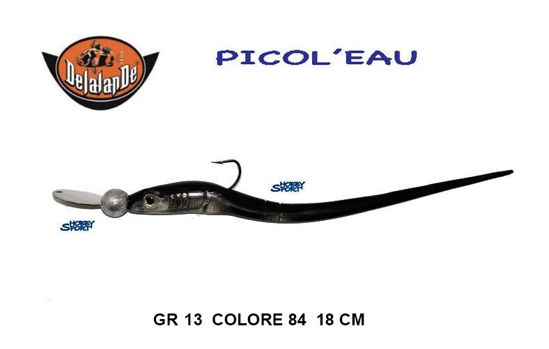 PICOL'EAU  DELALANDE  13 GR COL. 84 NOIRE 18 CM  ANGUILLINA X SPIGOLA 28181384
