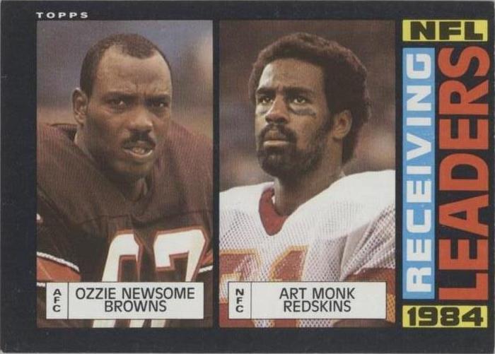 1985 Topps Art Monk Ozzie Newsome #193