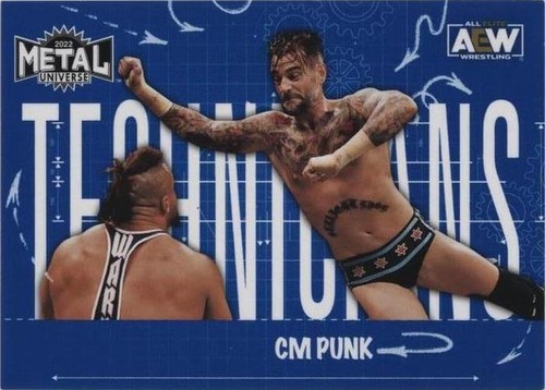2022 Skybox Metal Universe AEW All Elite Wrestling - CM Punk #TN-5
