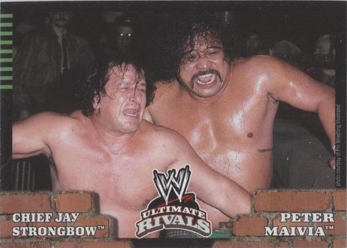 2008 Topps WWE Ultimate Rivals - Chief Jay Strongbow Peter Maivia #76