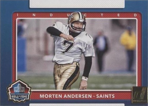【サイン入り】BLACK AND BLUE Morten Andersen MORTEN ANDERSEN Signed Autograph Auto 8x10 New Orleans