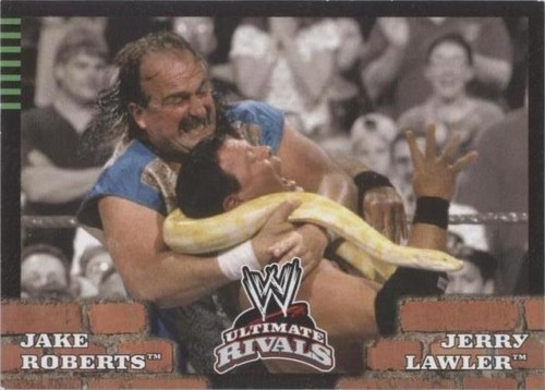 2008 Topps WWE Ultimate Rivals - Jake "The Snake" Roberts Jerry Lawler #83