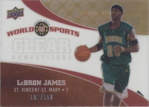 2010 Upper Deck LeBron James World of Sports Auto #1 BGS 9.5