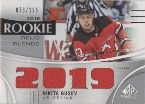 2019-20 Upper Deck SP Game Used - Nikita Gusev #RRB-NG