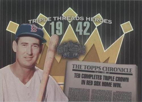 2006 Topps Triple Threads - Ted Williams #TTH42TW5