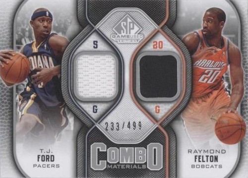 2009-10 SP Game Used - T.J. Ford/Raymond Felton #CM-FF