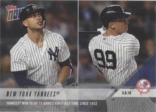 2018 Topps Now - Aaron Judge Giancarlo Stanton #189