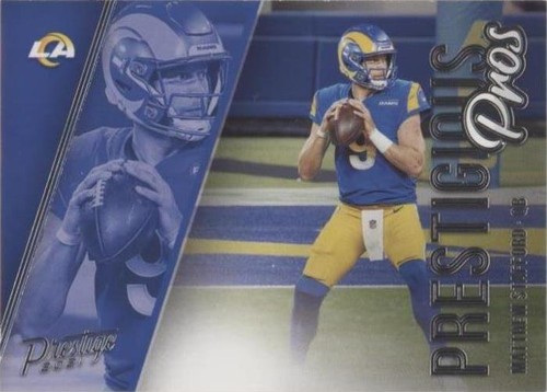 2021 Panini Prestige Matthew Stafford #PP-MS