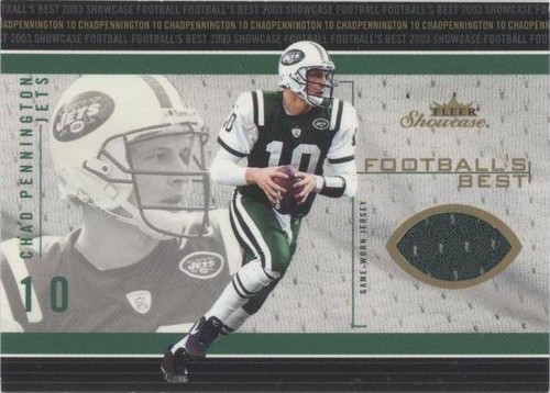 2003 Fleer Showcase Chad Pennington #FB-CP