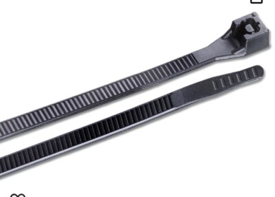 Pack Of 100 Gardner Bender 11  Xtreme Zip Ties - Severe Hot And Cold Use