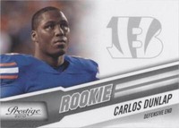 2010 Playoff Prestige Carlos Dunlap #216