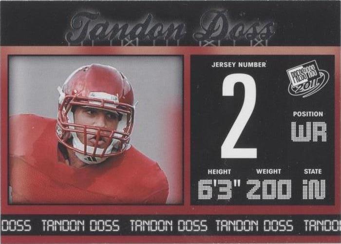 2011 Press Pass Tandon Doss #44