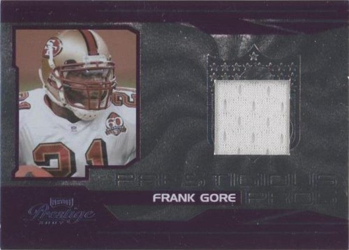 2007 Playoff Prestige Frank Gore #PP-13