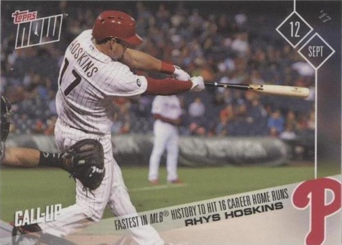 2017 Topps Now - Rhys Hoskins #596
