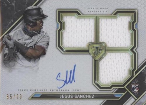 2021 Topps Triple Threads - Jesus Sanchez #RFPAR-JS