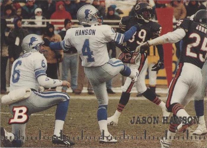 1994 Bowman Jason Hanson #285