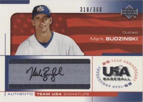 2004 Upper Deck USA Baseball 25-Year Anniversary - Mark Budzinski #BUD