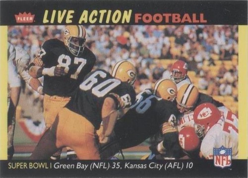 1987 Fleer Live Action Football Willie Davis #65